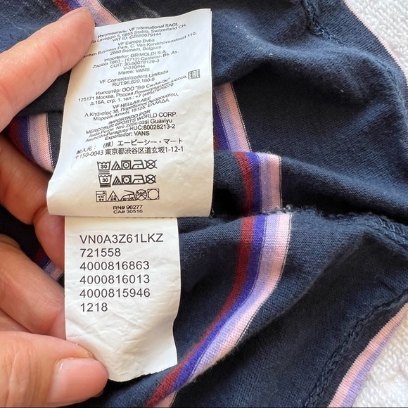 VANS "OFF THE WALL" CHROMATIC STRIPE DRESS - Picture 7 of 9